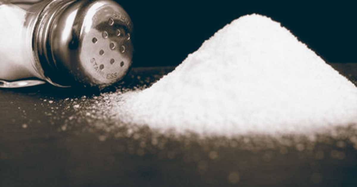 skin symptoms of high salt intake
