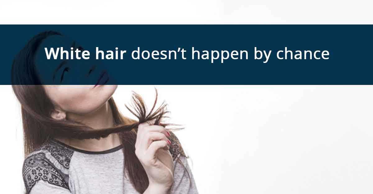 What Causes White Hair At A Young Age?