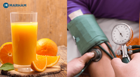 Is orange juice good for high blood pressure?