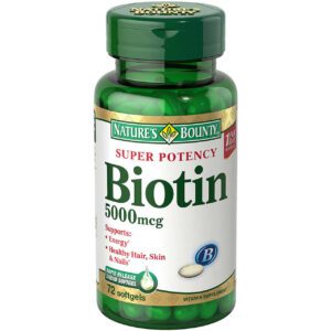 Nature's Bounty Biotin Softgel Capsules 72s
