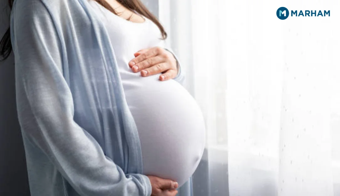 Healthy Pakistani pregnancy diet including dahi, eggs, daal and fruits for expecting mothers