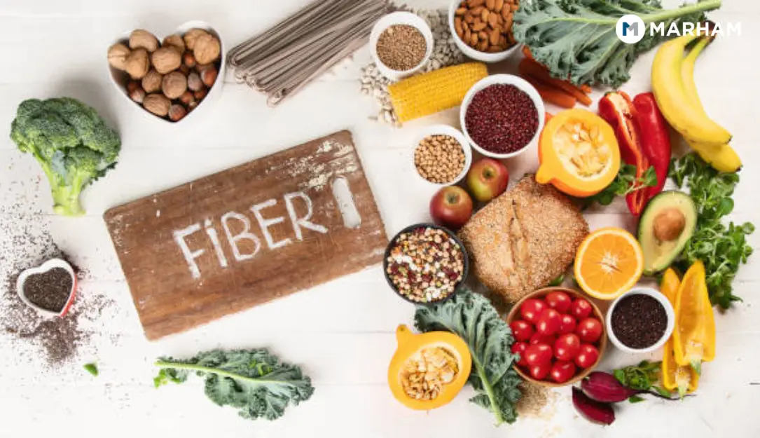 fiber rich foods chart